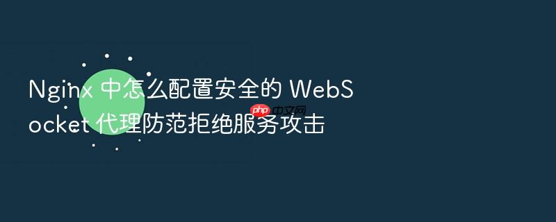 nginx 中怎么配置安全的 websocket 代理防范拒绝服务攻击