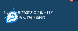 nginx 证书链配置怎么优化 https 握手阶段的证书链传输耗时