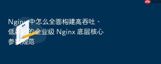 nginx 中怎么全面构建高吞吐、低延迟的企业级 nginx 底层核心参数规范