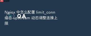nginx 中怎么配置 limit_conn 结合 upstream 动态调整连接上限