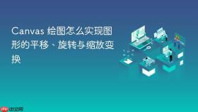 canvas 绘图怎么实现图形的平移、旋转与缩放变换