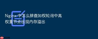 nginx 中怎么排查加权轮询中高权重节点出现内存溢出