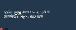 nginx 中怎么检查 uwsgi 进程无响应导致的 nginx 502 错误