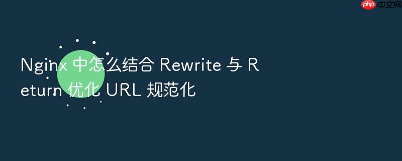 nginx 中怎么结合 rewrite 与 return 优化 url 规范化