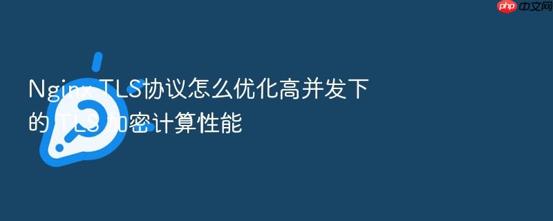 nginx tls协议怎么优化高并发下的 tls 加密计算性能
