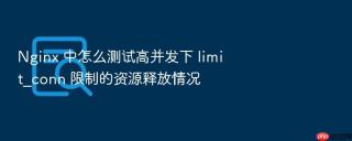 nginx 中怎么测试高并发下 limit_conn 限制的资源释放情况