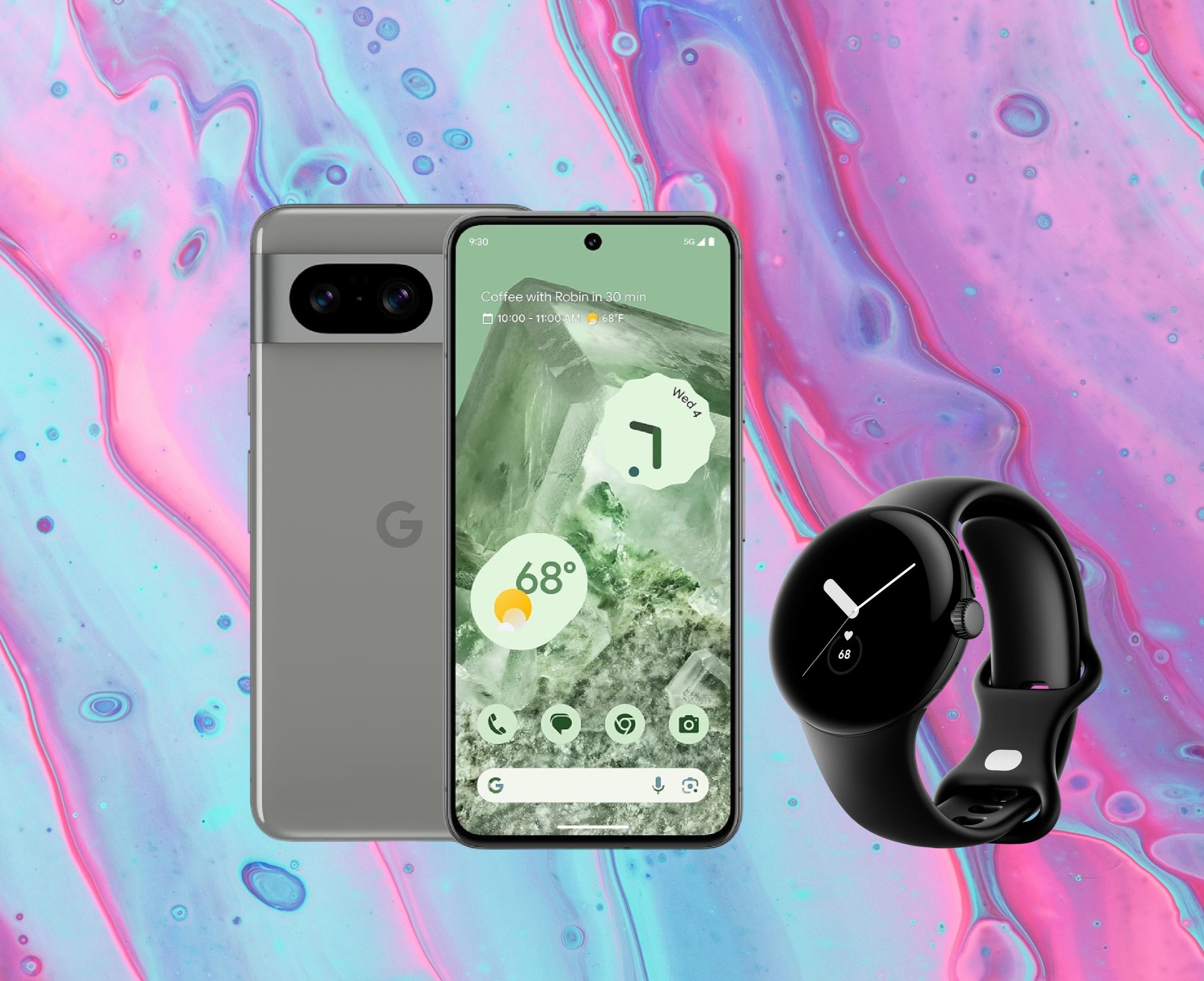 거래 | 멋진 Google Pixel 8은 가격을 29% 대폭 인하하고 무료 Pixel Watch를 번들로 제공합니다.