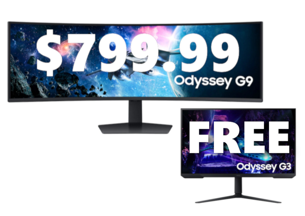 Deal | Samsung gives away free Odyssey G3 gaming monitors with 44%-off Odyssey G9 and Ark OLED and mini-LED displays