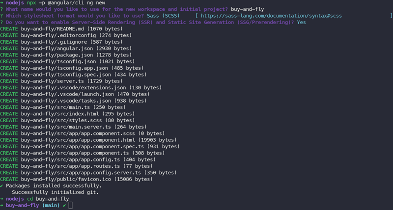 Angular 18에서 애플리케이션 만들기