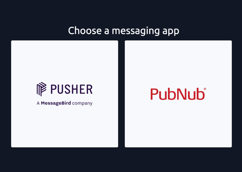 PubNub vs Pusher créant une application de messagerie en temps réel dans React