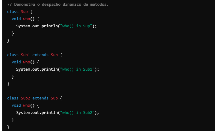 Overlapping methods support polymorphism