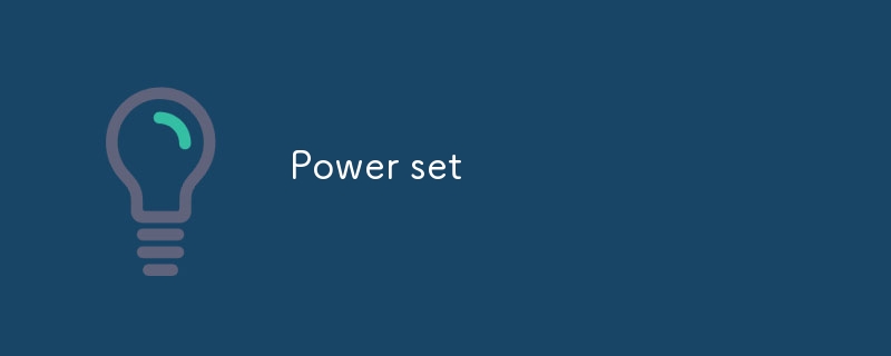 Power set