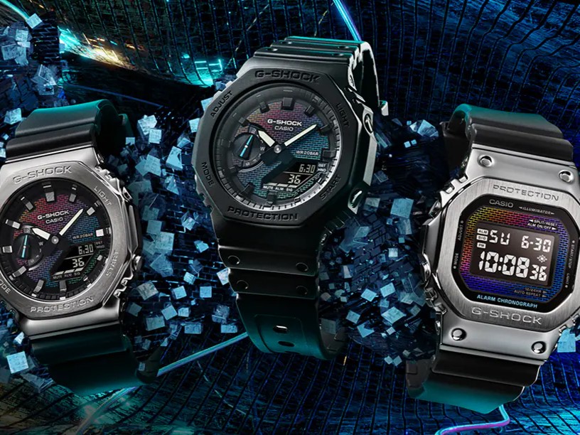 Jam tangan Casio Rainbow Brick Wall kini boleh didapati di AS