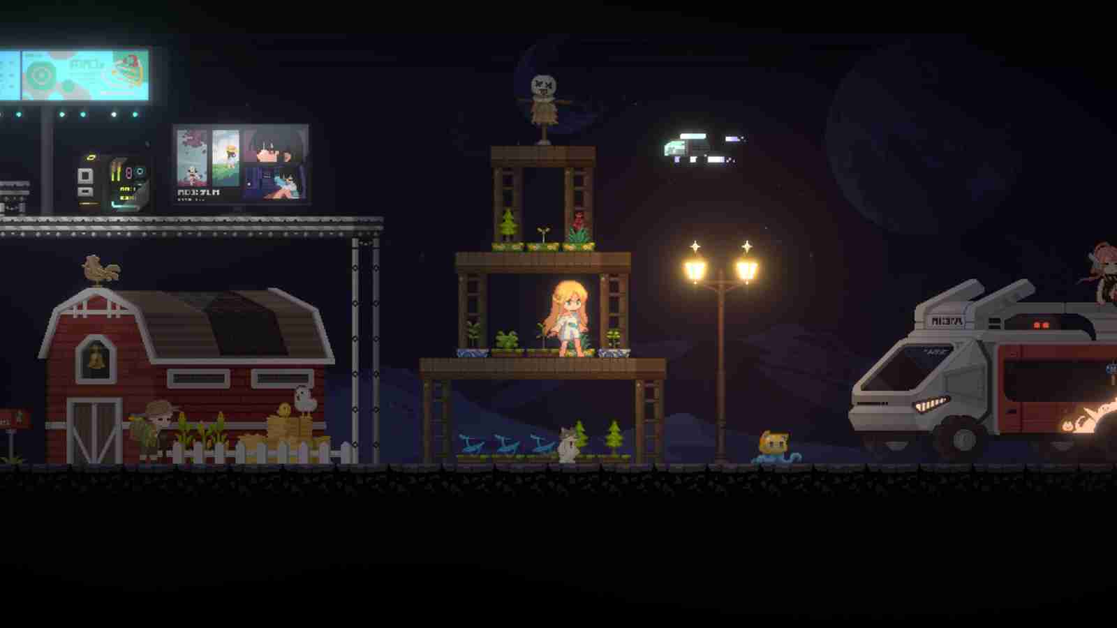 二次元像素横版动作射击肉鸽类游戏《新月纪元》Steam页面开放 明年发售