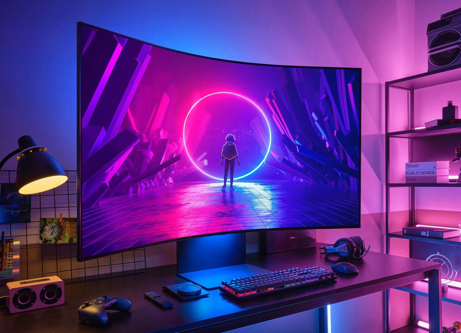 Deal | Der 55-Zoll-Curved-Gaming-Monitor Samsung Odyssey Ark (2. Generation) 4K UHD 165 Hz fällt erneut unter 1.800 US-Dollar