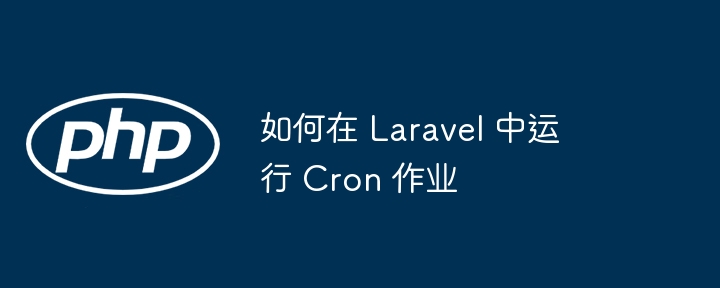 如何在 laravel 中运行 cron 作业