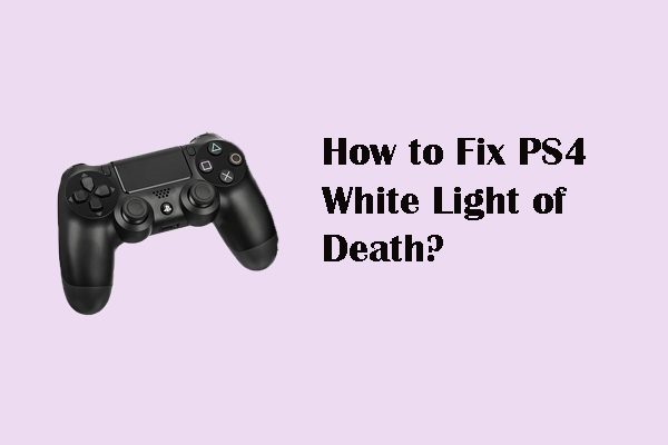 PS4 White Light of Death : correctifs et solution de récupération de données