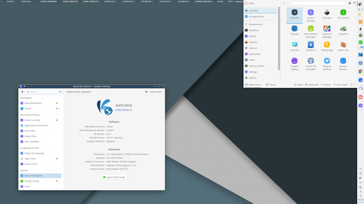 KaOS 2024.09 launches with updated VirtualBox and the Calligra office suite