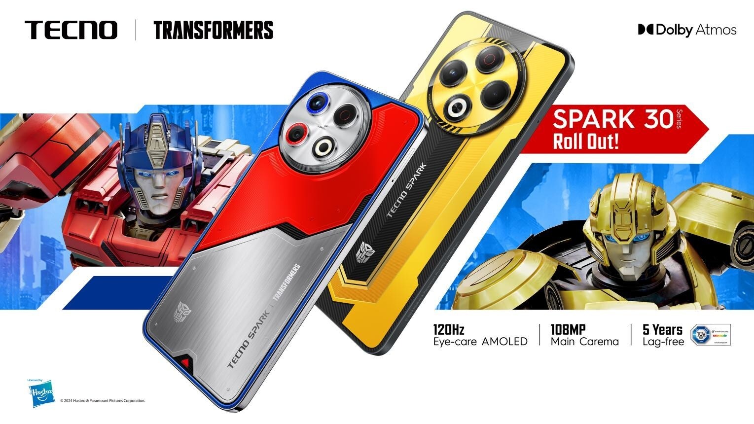 Tecno launches Spark 30 Pro along with a special Transformers edition