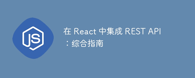 在 react 中集成 rest api：综合指南