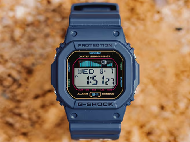 Casio mendedahkan jam tangan G-Shock G-Line baharu dengan carta pasang surut