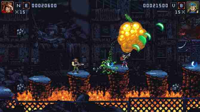 魂斗罗精神续作《Iron Meat》登陆多平台 火爆刺激