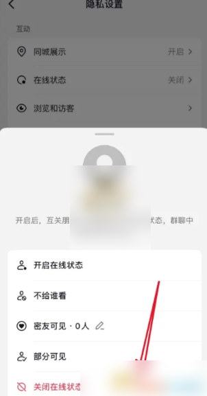 抖音极速版怎么隐藏在线状态