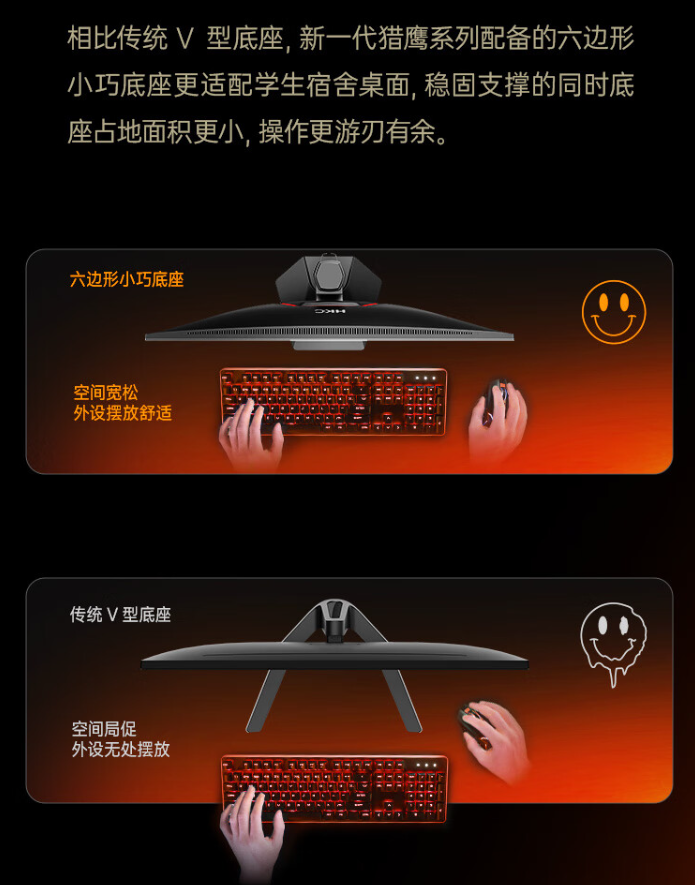 HKC G27H7 Pro 显示器发布:4K 160Hz / 1080P 320Hz 双模显示、HDR 400,首发 1899 元