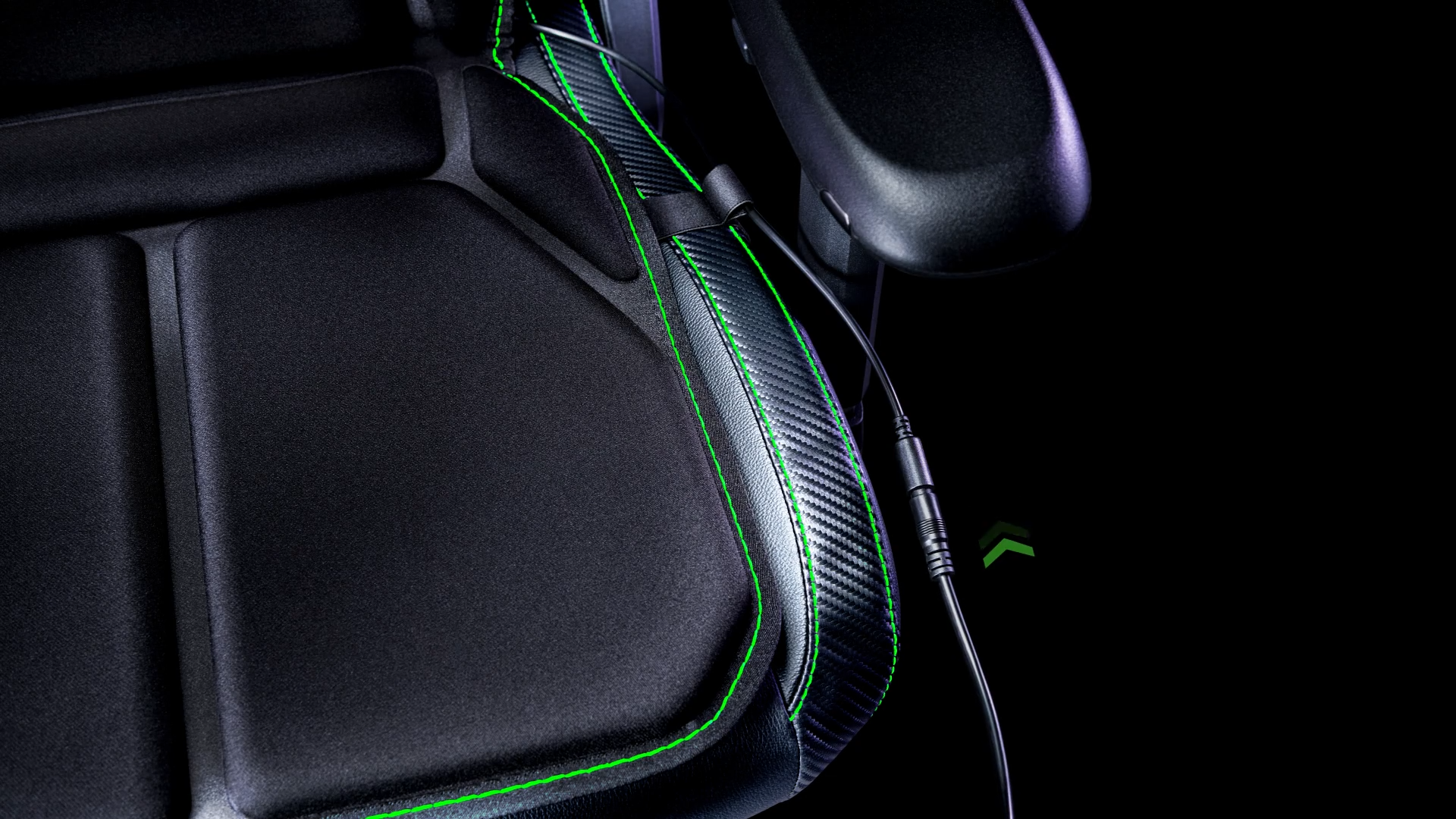 Razer Freyja est un insert de chaise de bureau/jeu avec haptique intégrée car bien sûr il est