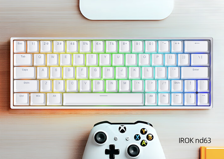 艾石头 ND63 / PRO 磁轴有线键盘开售:8KHz 回报率、可选侧刻透光键帽,149 元起