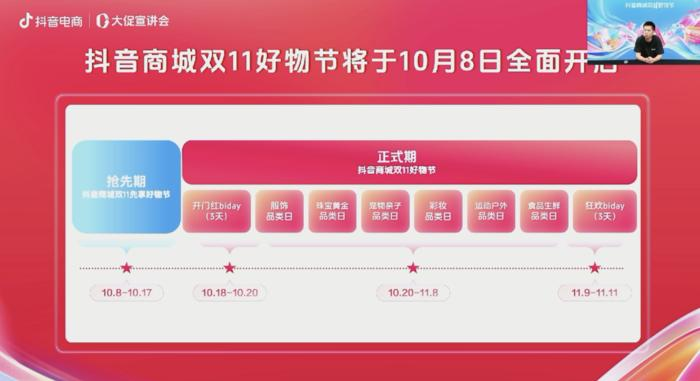 抖音商城双11好物节将于10月8日全面开启