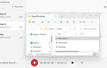Windows 11上的录音机键盘快捷键指南