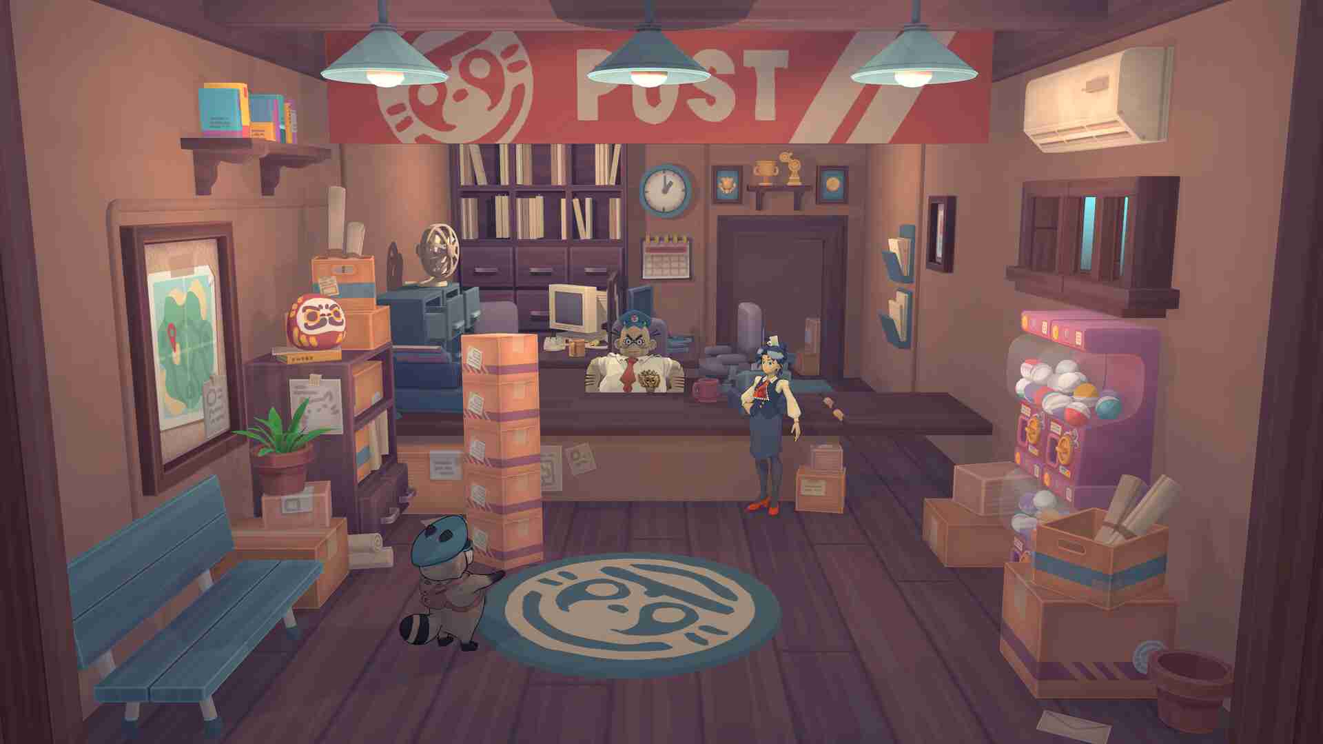 开放世界休闲邮差模拟游戏《狸狸:胖哒的夏日》现已上线Steam平台