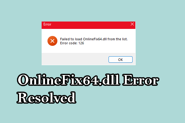 如何修復Windows上無法載入OnlineFix64.dll？