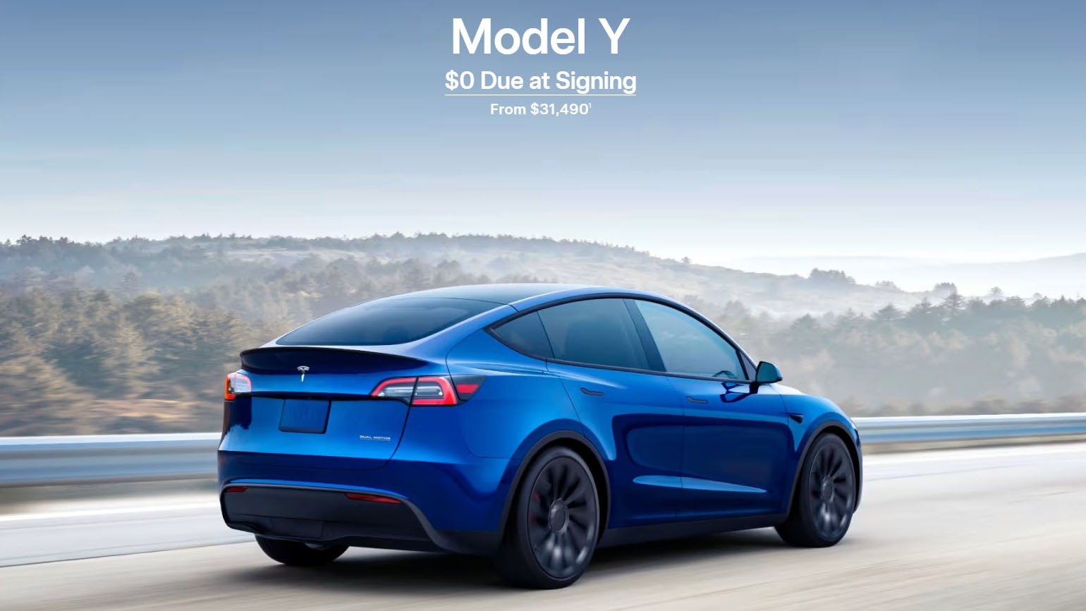 Der Zero-Anzahlungsvertrag für Model Y erstreckt sich bis zum vierten Quartal ohne das Finanzierungsangebot mit 1,99 % effektivem Jahreszins