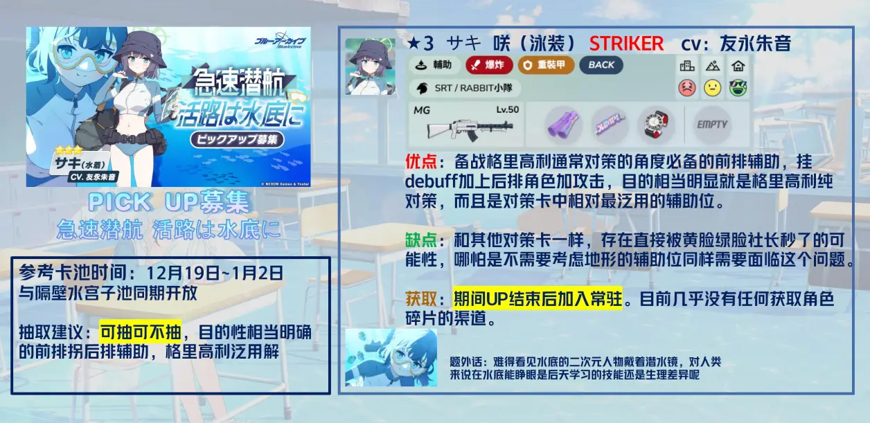 碧蓝档案国际服卡池