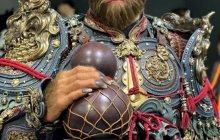 猴毛根根清晰可见！《黑神话：悟空》1:1半身像现身