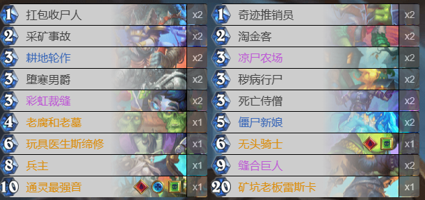 炉石传说dk卡组