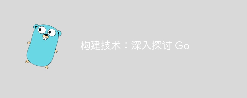 构建技术：深入探讨 go