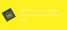 Best Practices für den Entwurf einer robusten Reaktionsarchitektur