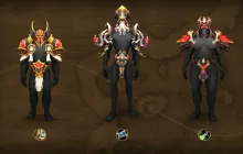 魔兽世界[地心之战]预览：11月商栈全职业套装和武器