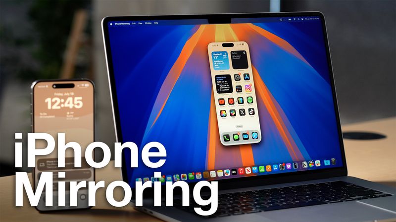 So verwenden Sie die iPhone-Spiegelung in macOS Sequoia