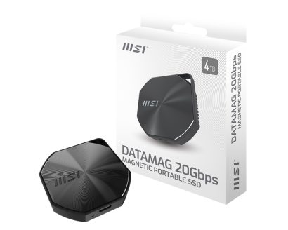 微星首款磁吸移动固态硬盘 DATAMAG 20Gbps 发布，最高 4TB 容量