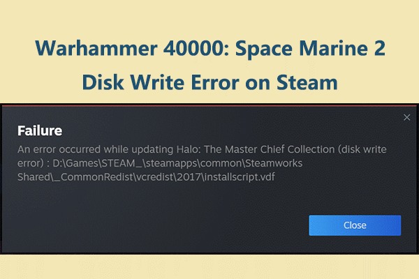 How to Troubleshoot Space Marine 2 Disk Write Error on Steam