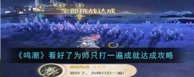 《鸣潮》看好了为师只打一遍成就达成攻略