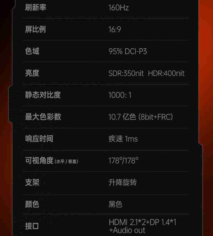 HKC 27 英寸显示器 G27H7 开启预售：4K 160Hz 显示、HDR 400，首发 1499 元