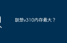 聯(lián)想v310內存最大？