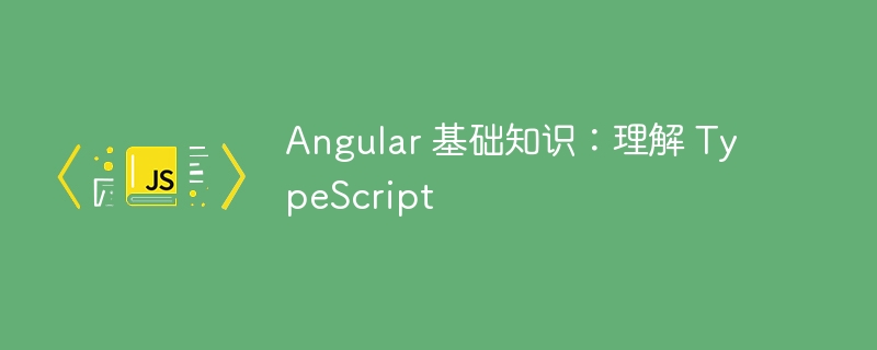 angular 基础知识：理解 typescript