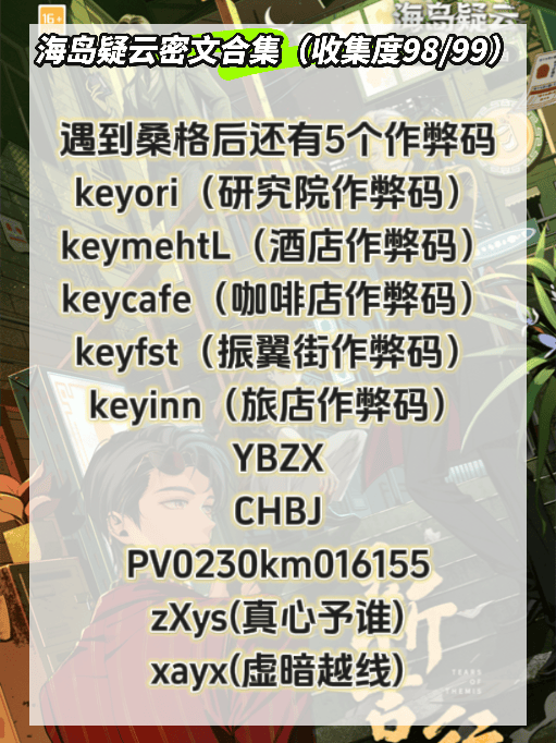 未定事件簿海岛疑云密文 未定事件簿海岛疑云密文合集