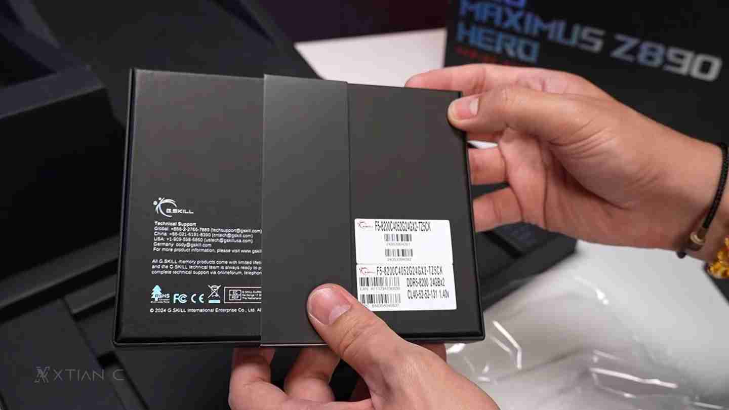 芝奇 CUDIMM 内存条 Trident Z5 CK 现身：24GB×2，8200CL40